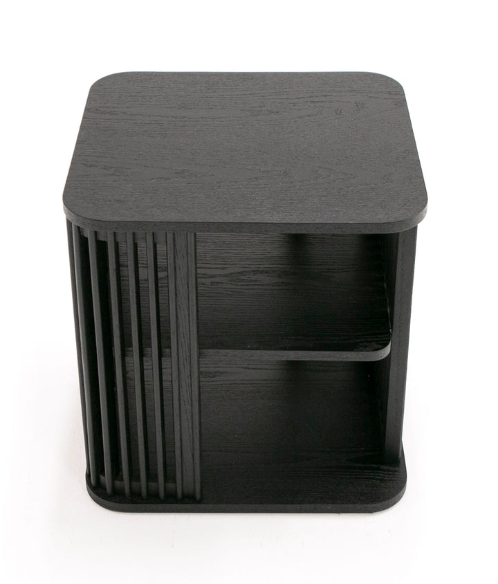 Thayne - Modern Mid Century Black Ash End Table