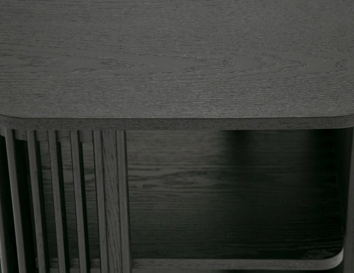 Thayne  Modern Mid Century Black Ash End Table