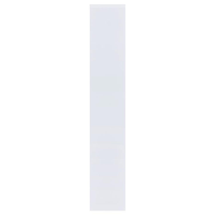 Theo - 7 - Shelf Bookshelf - White Standard Bookcase modern furniture Contempo Furniture