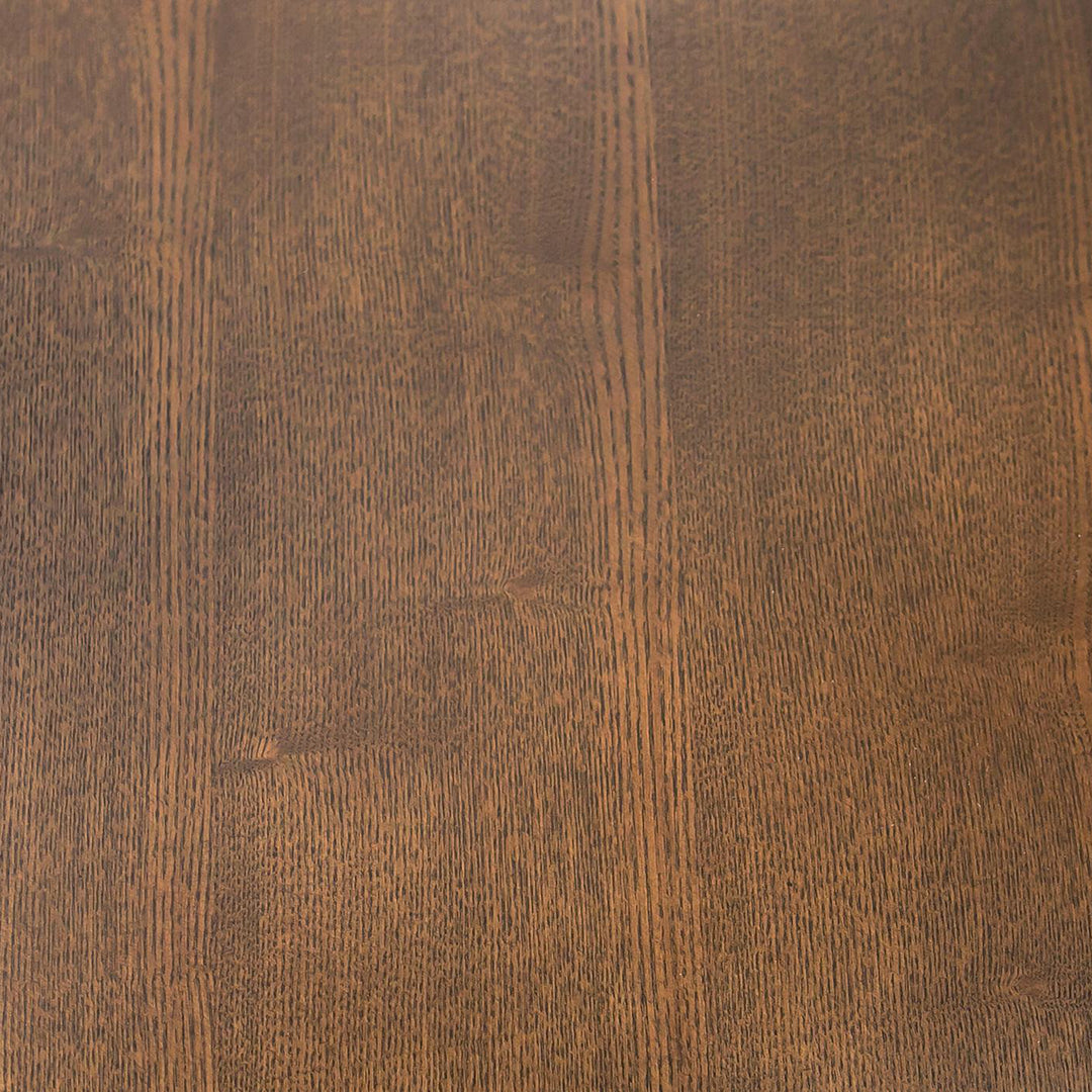 Theresa Modern Round Walnut & Black Table