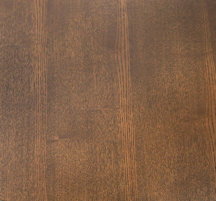 Theresa Modern Round Walnut &amp; Black Table
