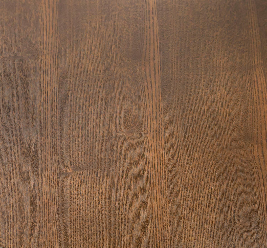 Theresa Modern Round Walnut & Black Table