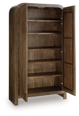 Thoren Accent Cabinet - Dark Brown Accent Cabinet modern furniture Contempo Furniture