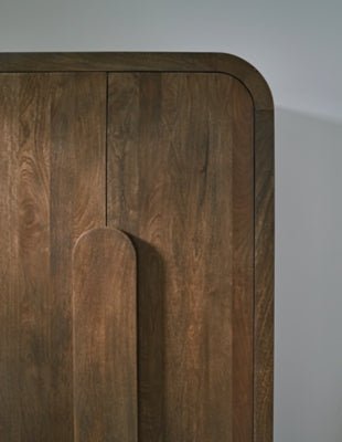 Thoren Accent Cabinet - Dark Brown Accent Cabinet modern furniture Contempo Furniture