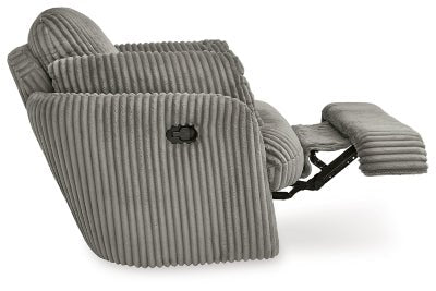 Tie - Breaker Swivel Glider Recliner - Dark Gray Swivel Glider Chair modern furniture Contempo Furniture