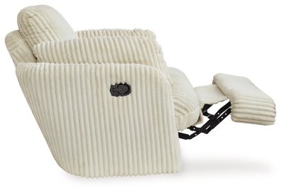 Tie - Breaker Swivel Glider Recliner - White Swivel Glider Chair modern furniture Contempo Furniture