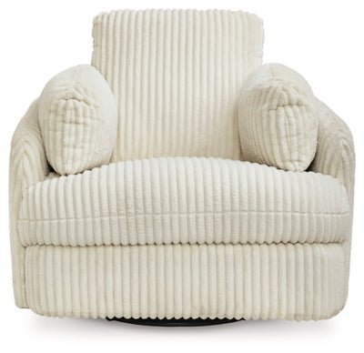 Tie - Breaker Swivel Glider Recliner - White Swivel Glider Chair modern furniture Contempo Furniture