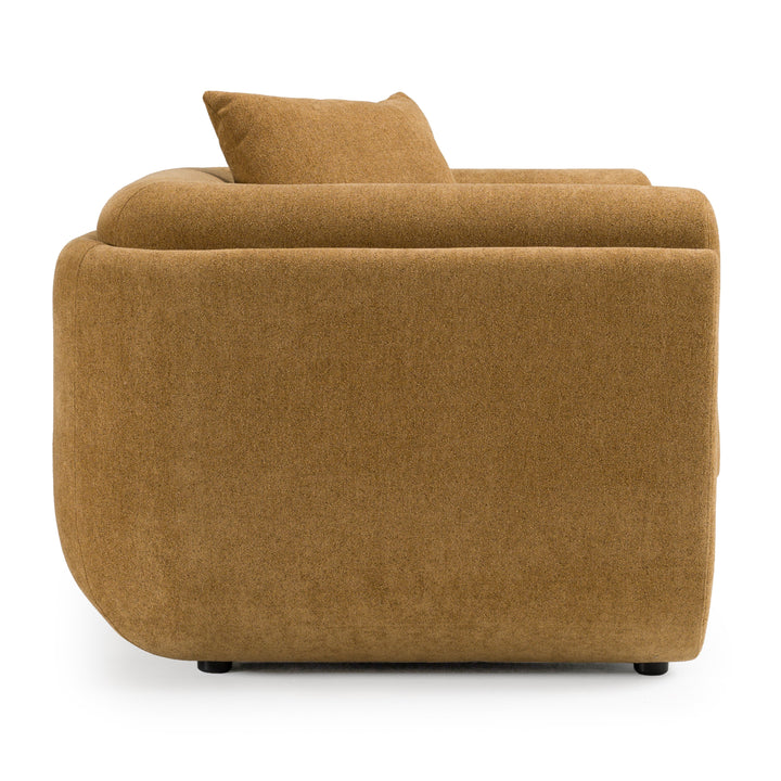 Tiene - Modern Orange Fabric Chair