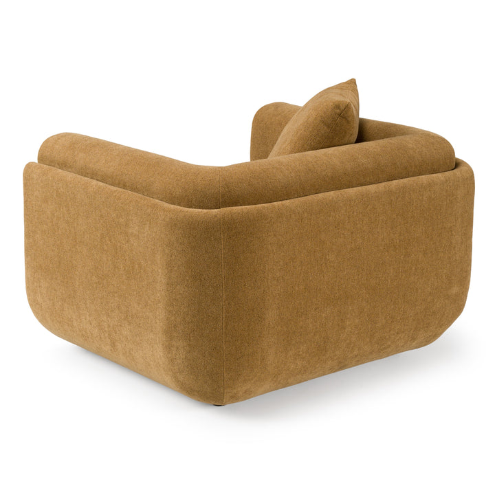 Tiene - Modern Orange Fabric Chair
