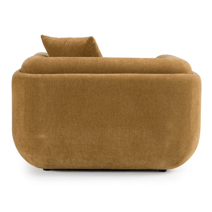 Tiene - Modern Orange Fabric Chair