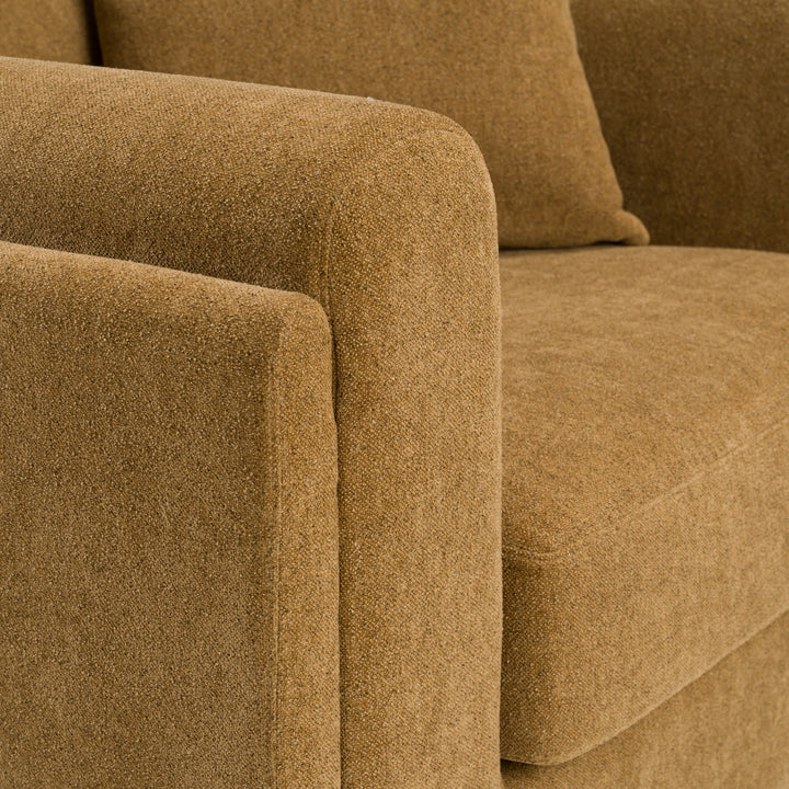 Tiene - Modern Orange Fabric Chair