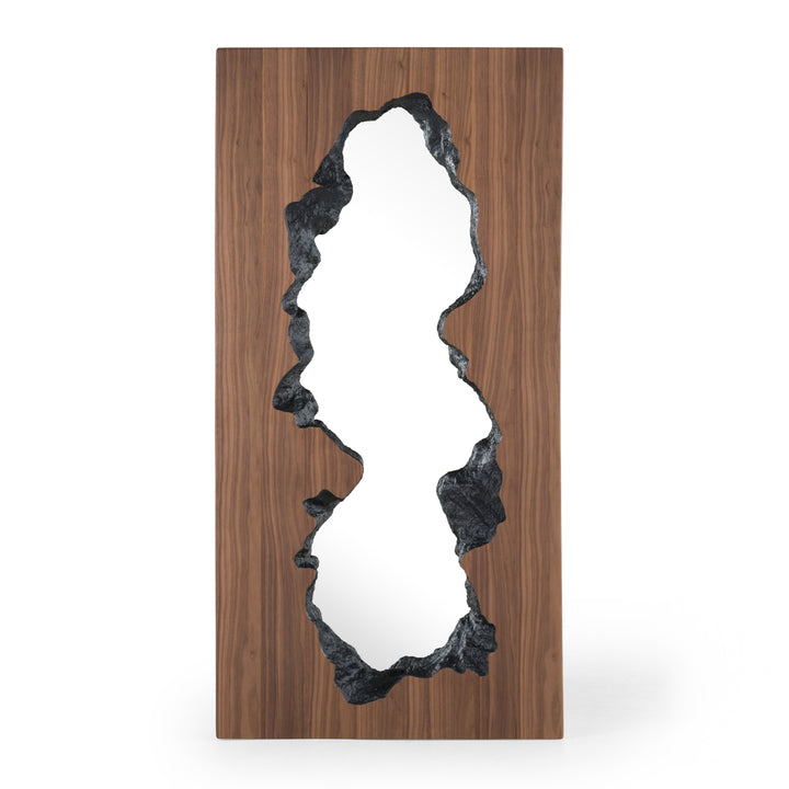 Timber - Modern Walnut Leaning Floor Mirror