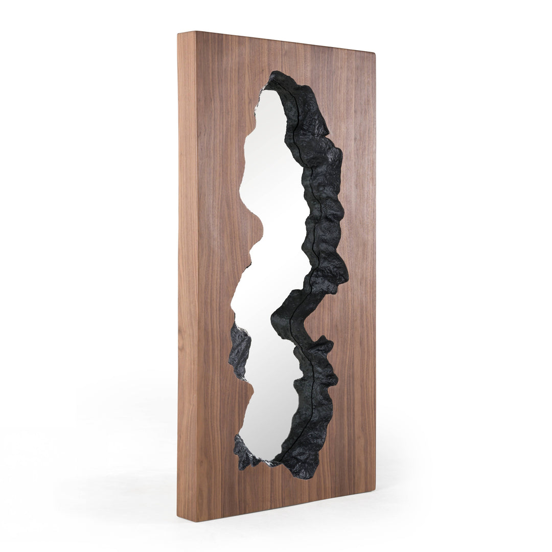 Timber - Modern Walnut Leaning Floor Mirror
