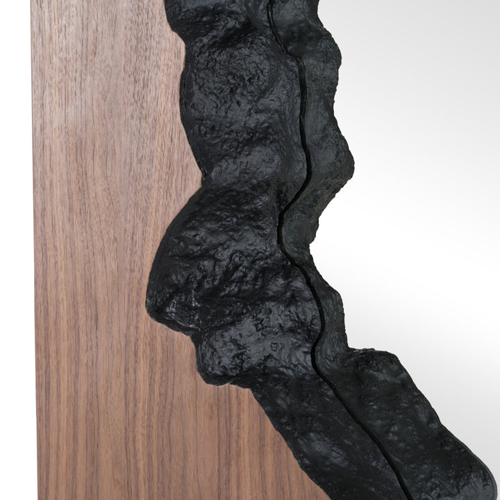 Timber - Modern Walnut Leaning Floor Mirror