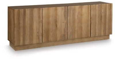 Timkins Accent Cabinet - Light Brown Accent Cabinet modern furniture Contempo Furniture