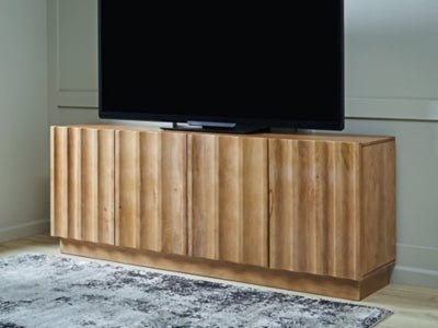 Timkins Accent Cabinet - Light Brown Accent Cabinet modern furniture Contempo Furniture