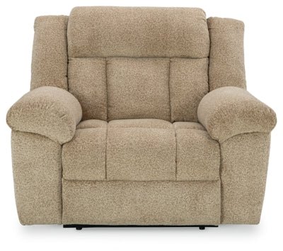 Tip - Off Power Recliner - Beige Reclining Chair modern furniture Contempo Furniture