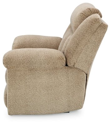 Tip - Off Power Recliner - Beige Reclining Chair modern furniture Contempo Furniture