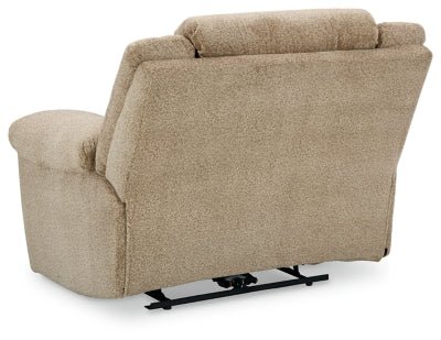 Tip - Off Power Recliner - Beige Reclining Chair modern furniture Contempo Furniture