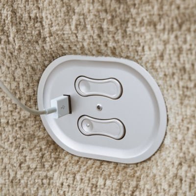 Tip - Off Power Reclining Loveseat - Beige Reclining Loveseat modern furniture Contempo Furniture