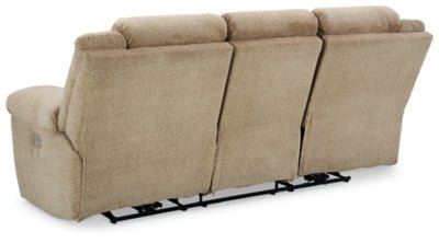 Tip - Off Power Reclining Sofa - Beige Reclining Sofa modern furniture Contempo Furniture