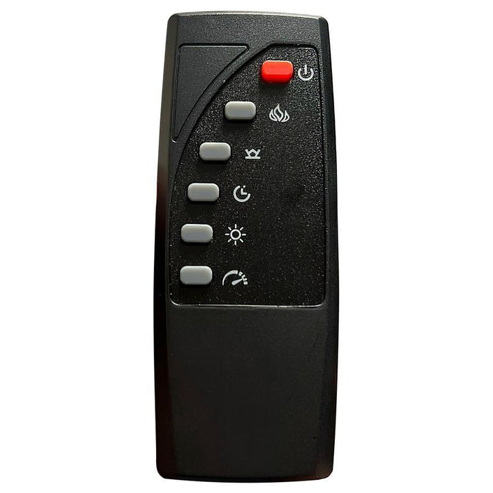 Tisdall - Upholstered California King Fireplace Bed - Black Upholstered Bed modern furniture Contempo Furniture