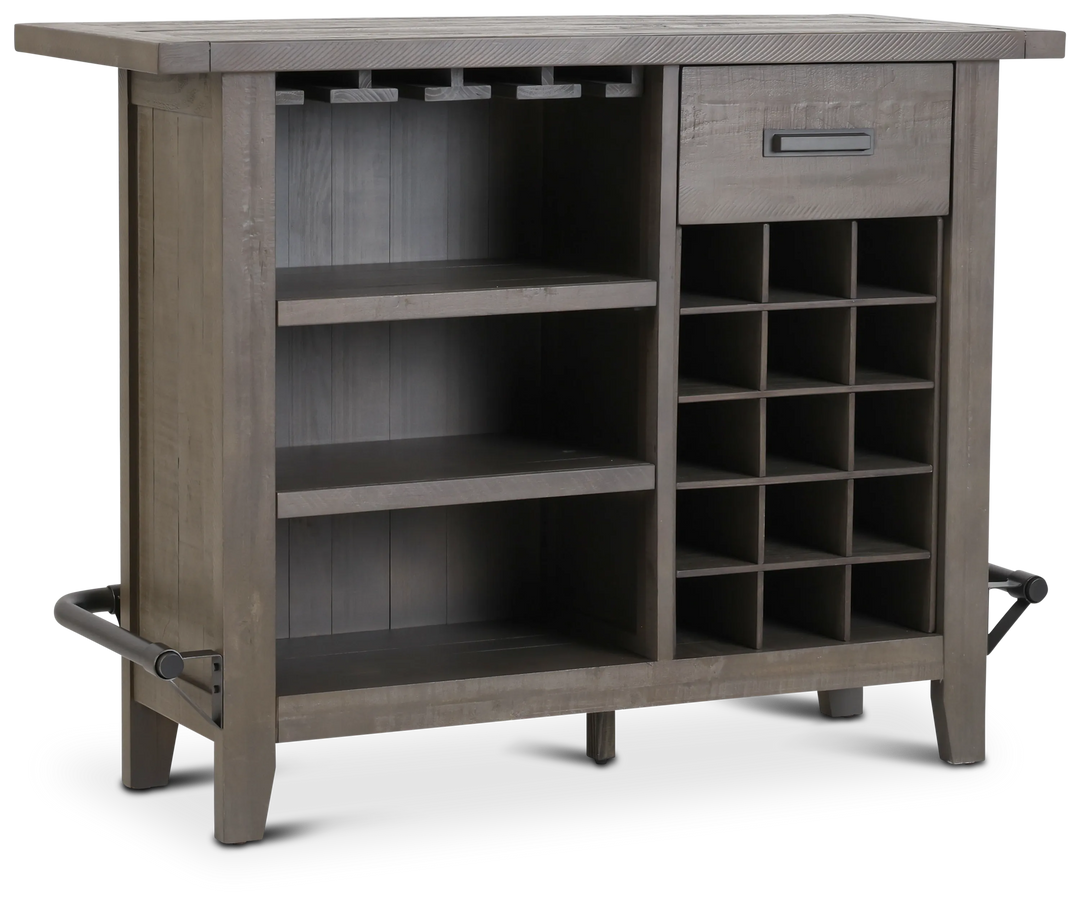 Modus Furniture 9Y1363 Taryn Standing Bar In Rustic Grey