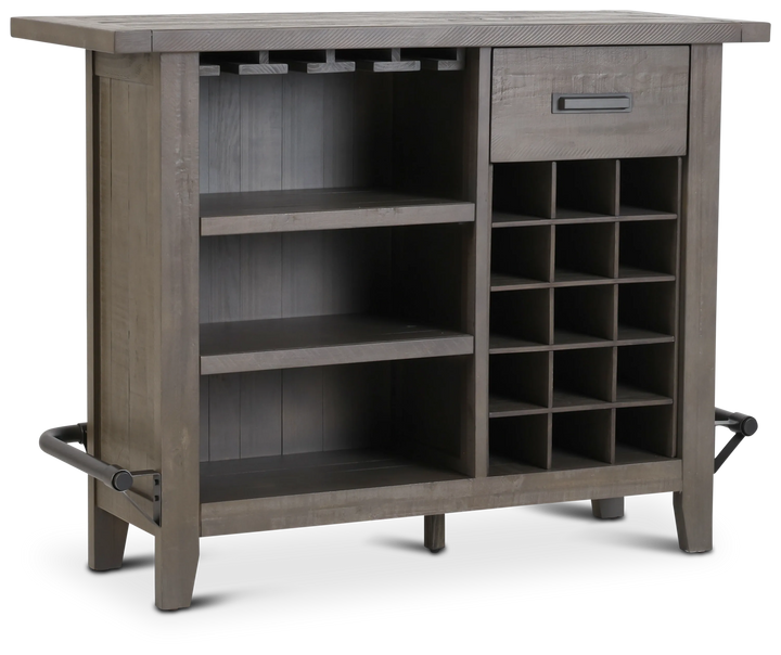 Modus Furniture 9Y1363 Taryn Standing Bar In Rustic Grey