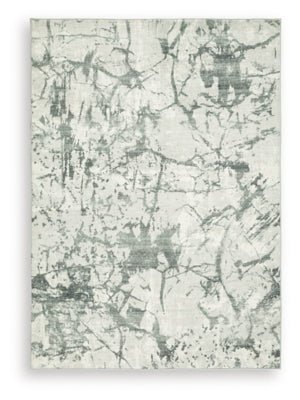 Tobinbury Washable 5' x 7' Area Rug - Beige Washable Rug modern furniture Contempo Furniture