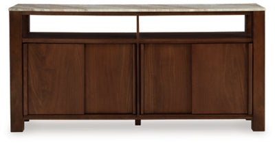 Tobinville Accent Cabinet - Dark Brown Accent Cabinet modern furniture Contempo Furniture