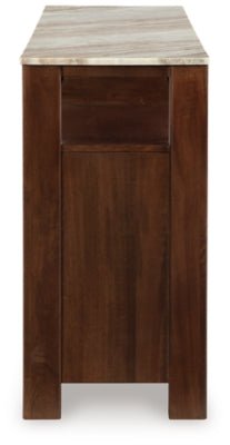 Tobinville Accent Cabinet - Dark Brown Accent Cabinet modern furniture Contempo Furniture