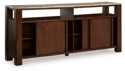 Tobinville Accent Cabinet - Dark Brown Accent Cabinet modern furniture Contempo Furniture