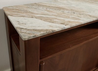 Tobinville Accent Cabinet - Dark Brown Accent Cabinet modern furniture Contempo Furniture