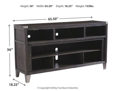 Todoe 65" TV Stand - Gray TV Stand modern furniture Contempo Furniture