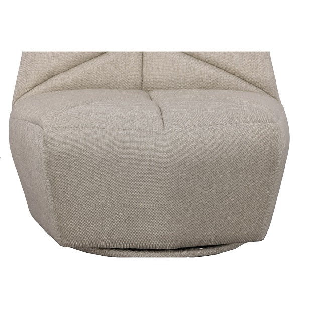 Tomlin - Contemporary Grey Woven Fabric Accent Chair