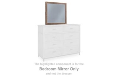 Tomtyn Bedroom Mirror - Light Brown Mirror modern furniture Contempo Furniture
