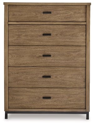 Tomtyn Chest of Drawers - Light Brown Accent Chest modern furniture Contempo Furniture