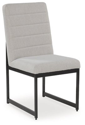 Tomtyn Dining Chair - Light Brown Chair Set modern furniture Contempo Furniture