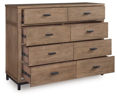 Tomtyn Dresser - Light Brown Dresser modern furniture Contempo Furniture