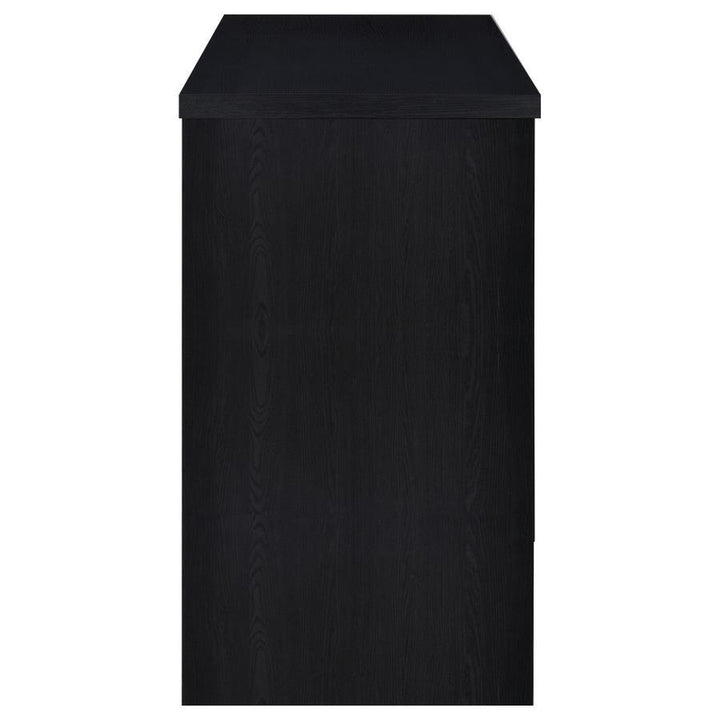 Topanga - Engineered Wood Freestanding Home Bar - Black Home Bars modern furniture Contempo Furniture