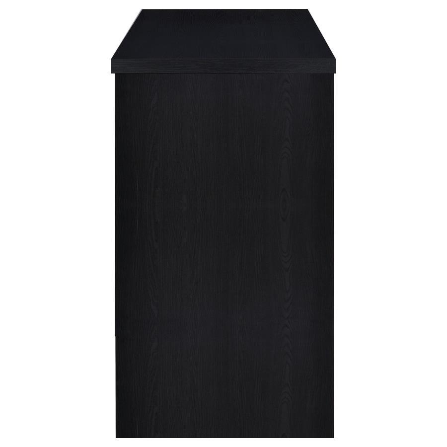 Topanga - Engineered Wood Freestanding Home Bar - Black Home Bars modern furniture Contempo Furniture