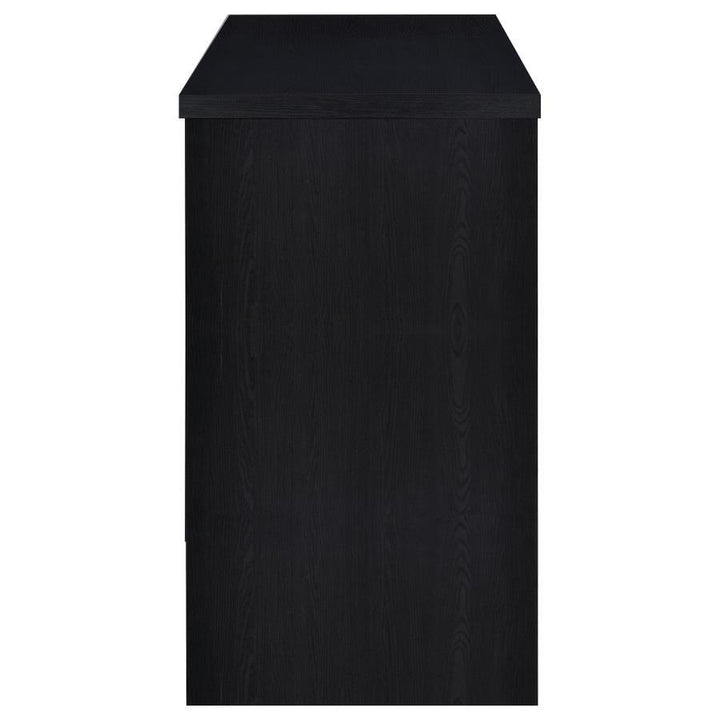 Topanga - Engineered Wood Freestanding Home Bar - Black Home Bars modern furniture Contempo Furniture