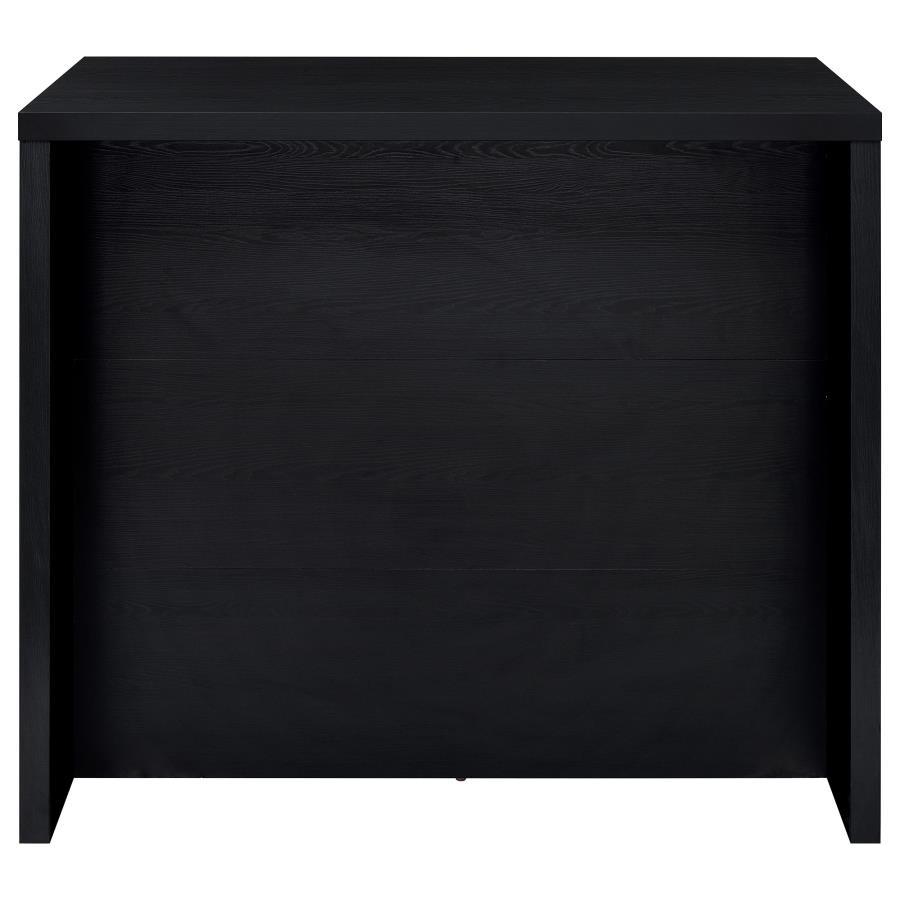 Topanga - Engineered Wood Freestanding Home Bar - Black Home Bars modern furniture Contempo Furniture