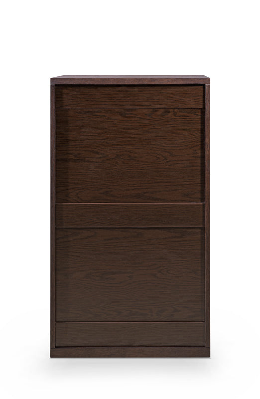 Torino Modern Brown Oak &amp; Grey Chest