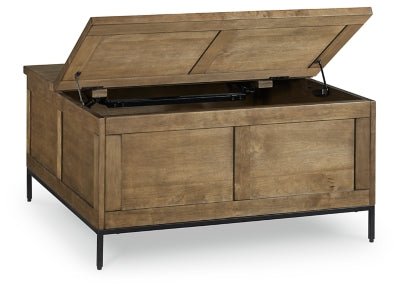 Torlanta Lift - Top Coffee Table - Dark Brown Cocktail Table modern furniture Contempo Furniture