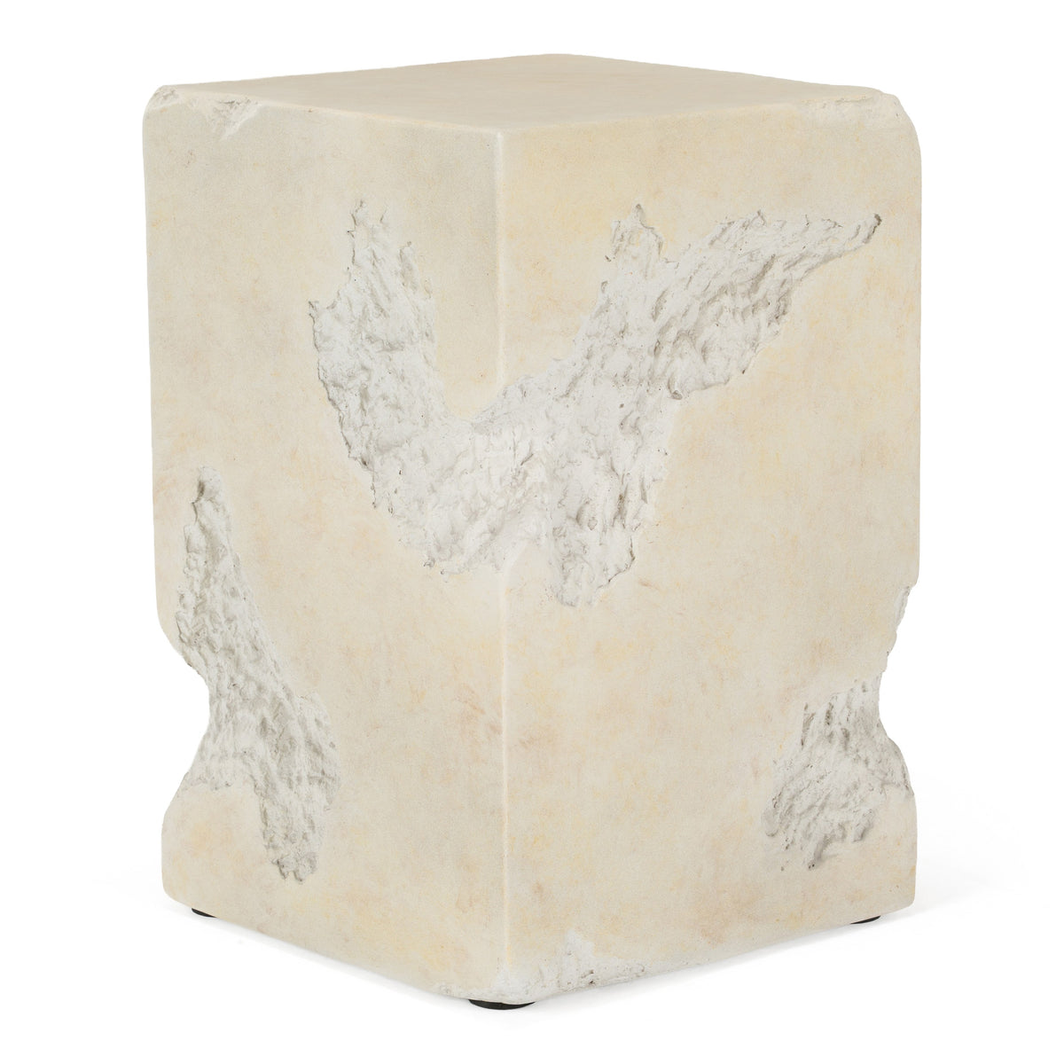 Toubkal - Modern Cream Concrete End Table