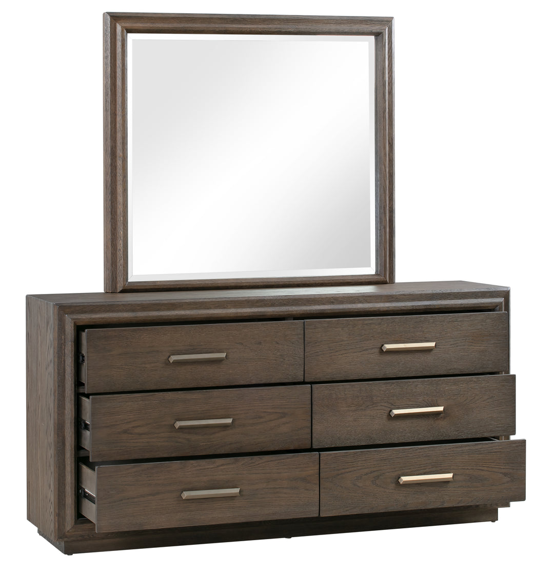 Modus Furniture Gbca82A Lawson Six Drawer Wood Dresser In Big Bear Brown 2024
