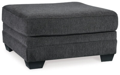 Tracling Oversized Ottoman - Dark Gray Accent Ottoman modern furniture Contempo Furniture