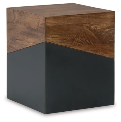 Trailbend Accent Table - Dark Brown Accent Table modern furniture Contempo Furniture