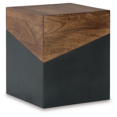 Trailbend Accent Table - Dark Brown Accent Table modern furniture Contempo Furniture